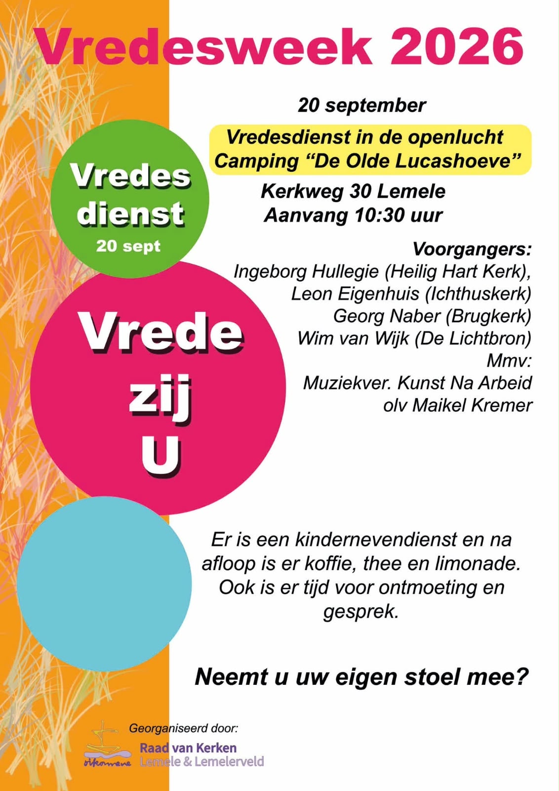 Vredesdienst 20 september